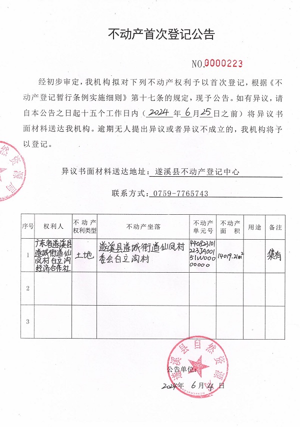 0604不動產(chǎn)首次登記公告（廣東省遂溪縣遂城街道仙鳳村白立溝經(jīng)濟(jì)合作社）6.jpg