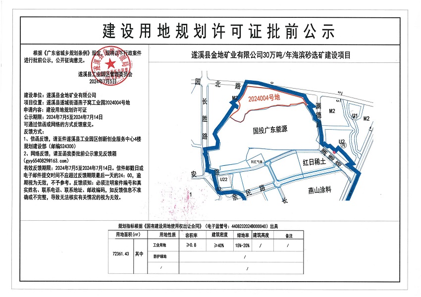 建設(shè)用地規(guī)劃許可證批前公示(金地礦業(yè)).jpg