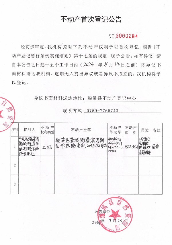 0725不動產首次登記公告（廣東省遂溪縣遂城街道附城村樓下經濟合作社）.jpg